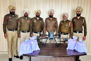 Punjab Police busts drug smuggling racket, two arrested, hi-tech drone seized