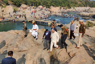 Governor Ramesh Bais at Perwaghagh Falls