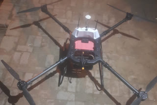 bsf shot down a drone on the border in amritsar