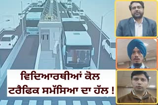 Traffic Control in Jalandhar, Bus Rapid Transit, Students of Lyallpur Khalsa college