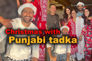 Katrina Kaif shares Christmas pictures with Vicky Kaushal and family, fans say 'Punjabi Santa looks cute'