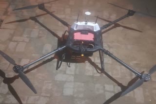 bsf shot down a drone on the border in amritsar