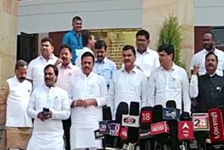 Protesting Suspension of NCP Leader Jayant Patil, Karnataka Border Issue MLAs of Mahavikas Aghadi Boycotted Assembly Work