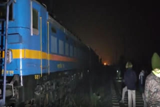 Goods Train Derailed in Bankura  ETV BHARAT