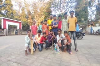 dhamtari slum children made a game jugaad