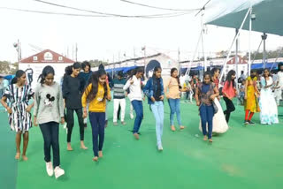 Flashmob at Hyderabad National Book Fair