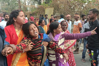 Road accident in Gandey