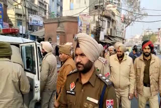 Amritsar the police conducted a flag march