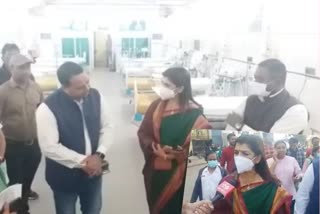 corona mock drill at rajkot civil hospital bjp mla dr darshita shah