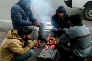 Fall in temperature increased cold in Sirohi
