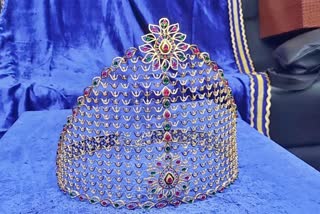 sai devotee donates diamond studded crown
