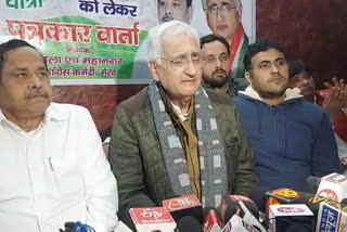 Salman Khurshid In Meerut