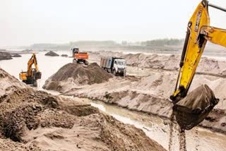 narmada river illegal mining