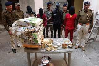 औरंगाबाद में चोरी के सामान के साथ 4 चोर गिरफ्तार