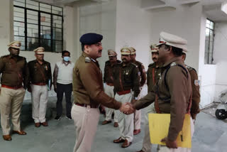 Ranchi Zone IG inspected Khunti SP office