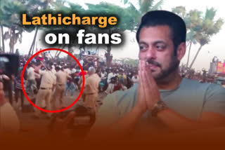 Cops lathicharge unruly crowd gathered for Salman Khan birthday