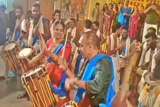 Newlywed bride played chenda during her wedding ceremony gone viral