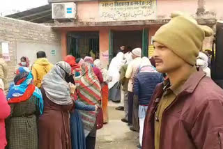 Polling underway for urban local bodies polls