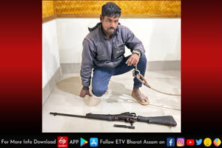 Rifle recovered in Biswanath