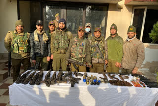 Huge quantity of arms and ammunition recovered from truck in Sidhra's jammu