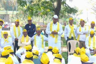 Teacher campaign meeting in Prithisangam park