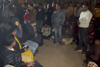 villagers calmed down after MLA explained