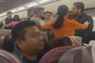 Clash in flight going from Bangkok to Kolkata, video of incident circulated on social media