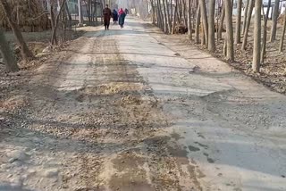 Ganastan Residents Demand Road Macadamisation : گنستان رابطہ سڑک کی میگڈمائزیشن کا مطالبہ