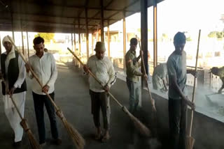 Cleanliness drive in Ramdevra for New Year