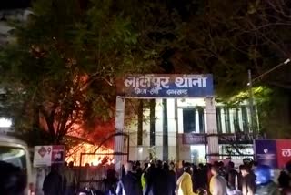 Fire in lalpur thana ranchi