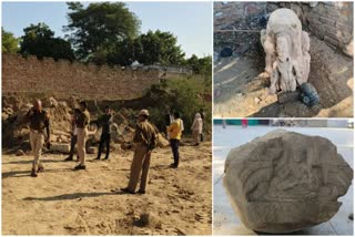 Years Old Idols Found in Kaman, Ancient Idols of Hindu Gods and Goddesses