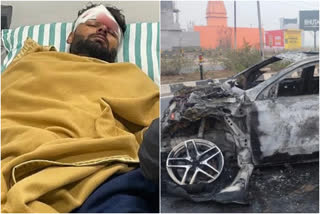 Rishabh Pant car accident  Rishabh Pant s Car Collides With Divider  Rishabh Pant  Rishabh Pant injury  റിഷഭ്‌ പന്ത്  റിഷഭ്‌ പന്ത് വാഹനാപകടത്തില്‍ പെട്ടു  റിഷഭ്‌ പന്തിന് പരിക്ക്