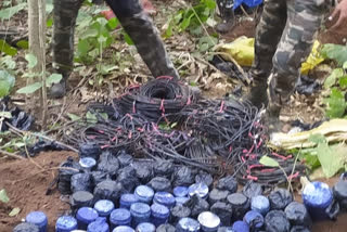 ID Bombs Recovered From Lohardaga Bagdu Forest