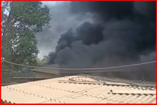 Fire in Thermocol Company