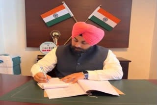 School Education Minister Harjot Singh Bains