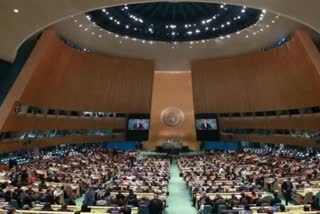 India abstains on UNGA resolution  UNGA resolution on violation of Palestinian rights  United Nations General Assembly  UNGA  United Nations  International Court of Justice  Israel Palestine issue  പാലസ്‌തീനിലെ ഇസ്രായേല്‍ നിയലംഘനം  അന്താരാഷ്‌ട്ര നീതിന്യായ കോടതി  ഐക്യരാഷ്‌ട്ര സഭ  യുഎന്‍ ജനറല്‍ അസംബ്ലി  അമേരിക്ക  പലസ്‌തീന്‍ അതോറിറ്റി പ്രസിഡന്‍റ് മഹ്‌മൂദ് അബ്ബാസ്