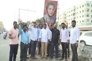 Installation of statue of BP Mandal