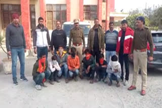 thieves Gang caught in Sonipat thief gang in Sonipat Theft in Sonipat