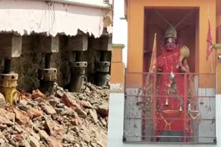 hanuman-temple-moved-back-8-feet-in-shahjahanpur