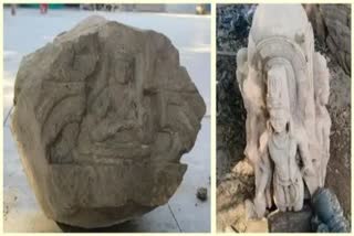 Identification of ancient idols found in Bharatpur, ancient idols found in Bharatpur