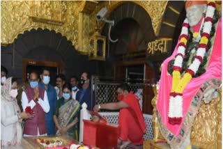 CM Shivraj Singh visited Sai Baba temple