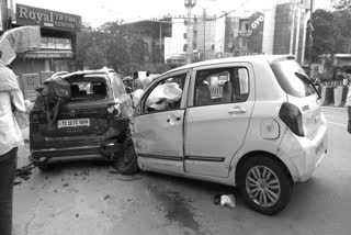 Banjarahills Car Accident Today