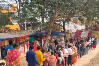 Devotees crowd at Rajrappa temple