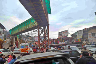 Traffic Jam problem in Shimla.