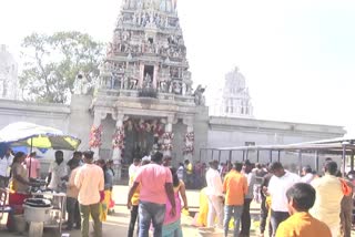 Thousands of devotees comes Ghati Subrahmanya