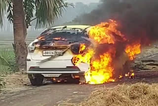 Burning Car