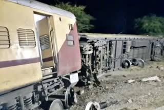 راجستھان میں ٹرین کے بارہ ڈبے پٹری سے اترے