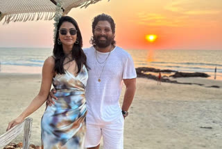 Pushpa star Allu Arjun and wife Sneha welcome 2023 in Goa