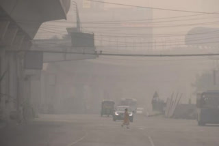 People huddled around bonfires as cold wave grips north India, AQI recorded 'very poor'