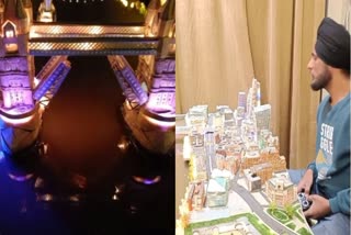 GURDEEP SINGH A RESIDENT OF LUDHIANA MADE A MODEL OF THE CITY OF LONDON